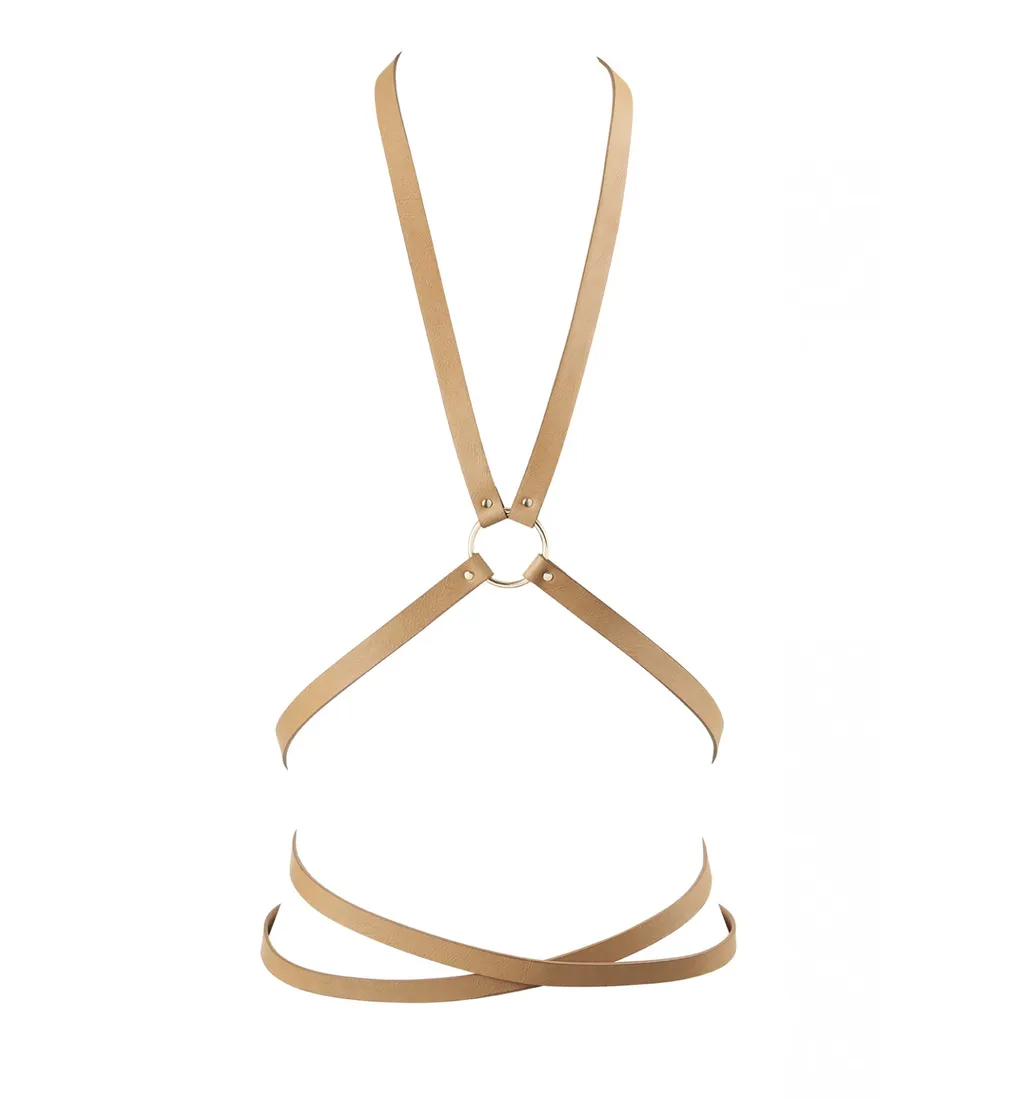 bijoux-indiscrets-maze-multi-way-harness-brown
