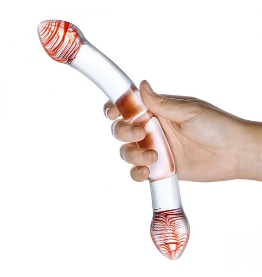 glas-red-head-double-glass-dildo