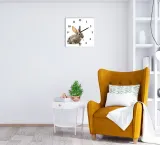 zegar-scienny-cichy-kroliczek-30x30-stan-nowy