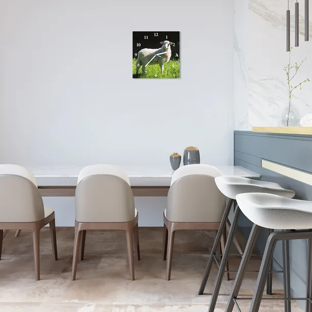 zegar-scienny-cichy-owca-30x30-marka-cosy-planet