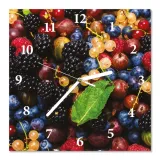 zegar-scienny-cichy-winogrona-30x30