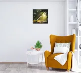 zegar-scienny-cichy-droga-w-lesie-30x30-stan-nowy