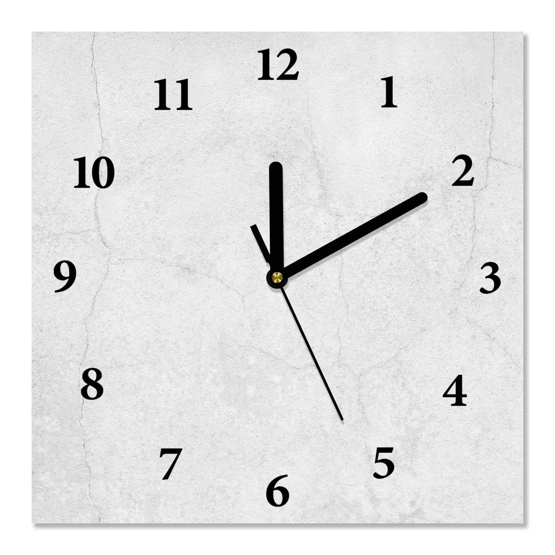 zegar-scienny-bialy-kamien-30x30
