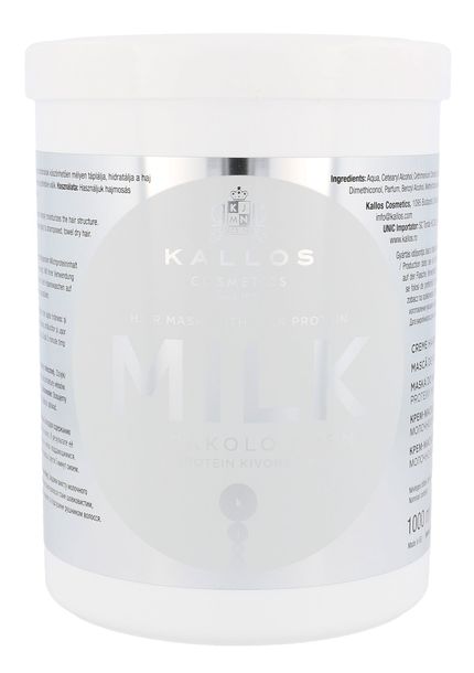 Kallos Cosmetics Milk Maska do włosów 1000ml