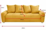sofa-3-osobowa-split-zolta-stan-nowy