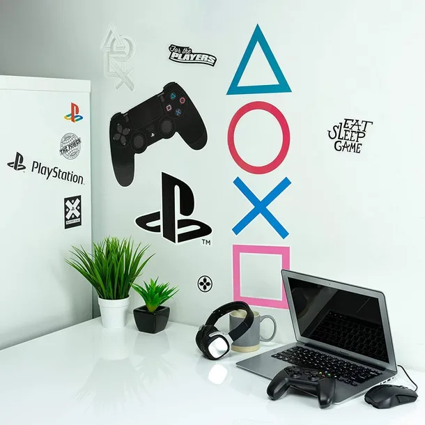 naklejki-scienne-playstation-21-szt-stan-nowy