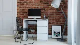 biurko-na-laptop-lima-prawe-biel-mat-3-szuflady-stan-nowy