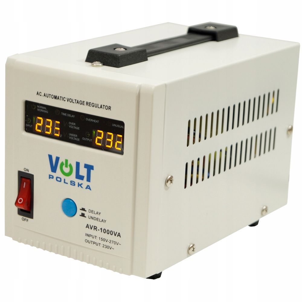 STABILIZATOR NAPIĘCIA PRĄDU AVR 1000VA DO AGREGATU - ERLI.pl