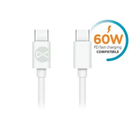 forever-kabel-usb-c-usb-c-10-m-60w-bialy