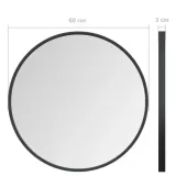 lustro-scienne-czarne-60cm-stan-nowy
