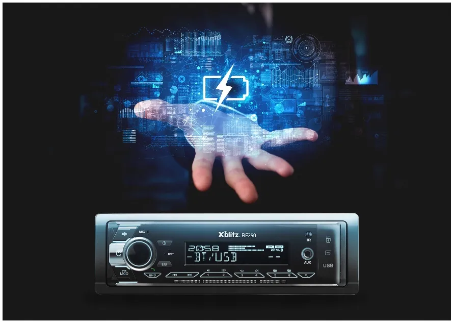radio-samochodowe-xblitz-rf250-bluetooth-mp3-stan-nowy
