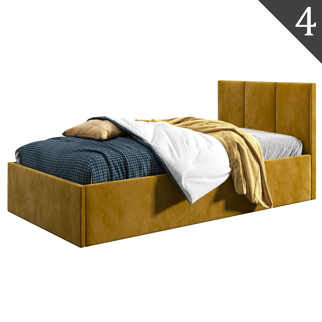 90x200-lozko-mlodziezowe-pojemnik-tapczan-roma-welur-jasny-szary-stan-nowy