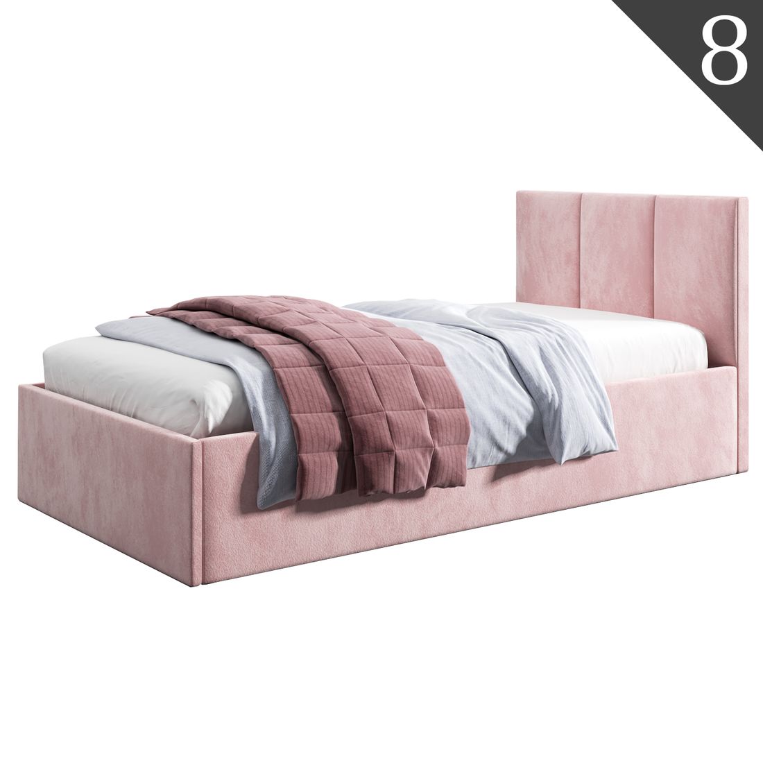 90x200-lozko-mlodziezowe-pojemnik-tapczan-roma-welur-jasny-szary-stan-nowy