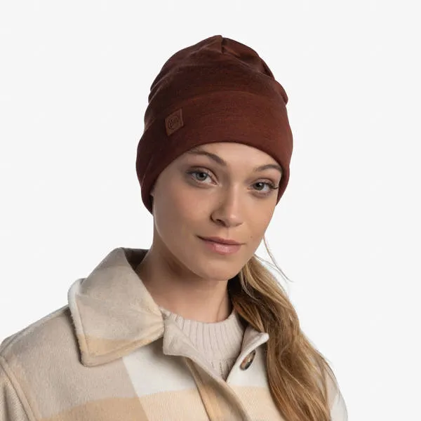 buff-czapka-merino-heavyweight-solid-sienna