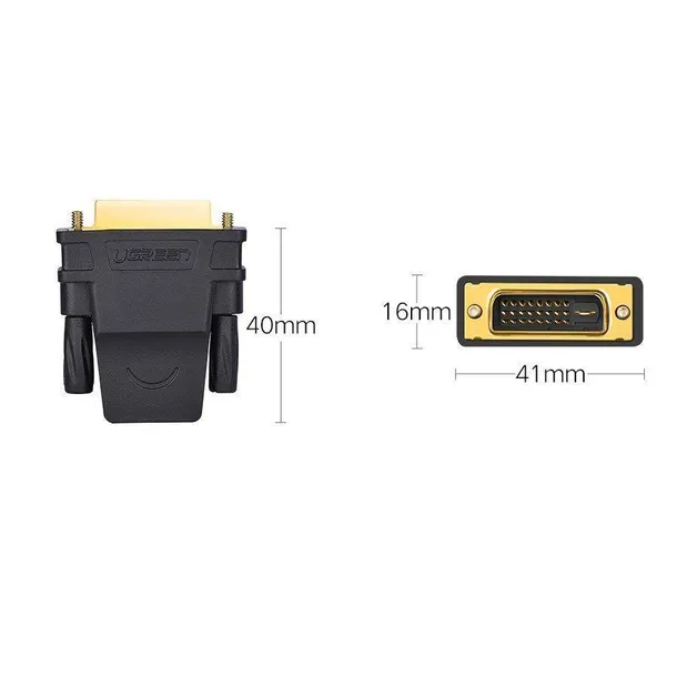 adapter-dvi-hdmi-ugreen-full-hd-czarny-waga-z-opakowaniem-0-3-kg