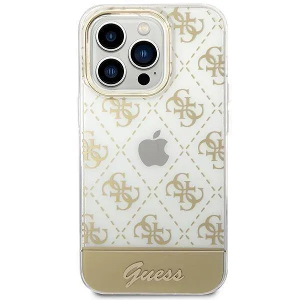 oryginalne-etui-iphone-14-pro-guess-hardcase-4g-pattern-script-zlote-waga-z-opakowaniem-0-3-kg