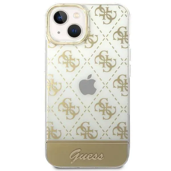 oryginalne-etui-iphone-14-guess-hardcase-4g-pattern-script-zlote-waga-z-opakowaniem-0-3-kg