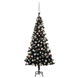 sztuczna-choinka-z-lampkami-i-bombkami-czarna-180-cm-pvc