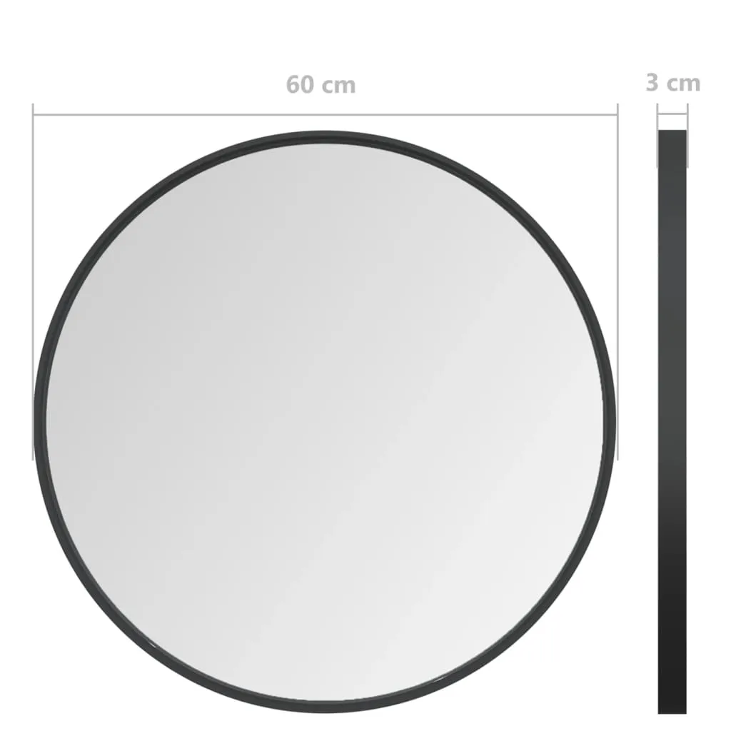 lustro-scienne-czarne-60-cm-stan-nowy