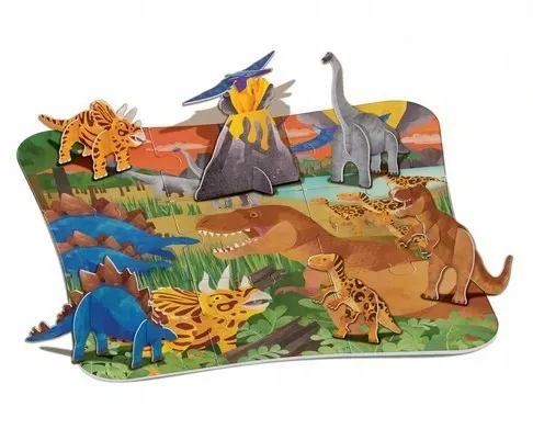 puzzle-3d-dinozaury-thinkingkits-4m-4-stan-nowy