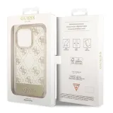oryginalne-etui-iphone-14-pro-guess-hardcase-4g-pattern-script-zlote-stan-nowy-dedykowany-model-iphone-14-pro
