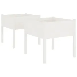 donice-ogrodowe-2-szt-biale-70x70x70-cm-drewno-sosnowe