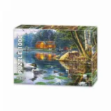 puzzle-1000-chatka-nad-jeziorem