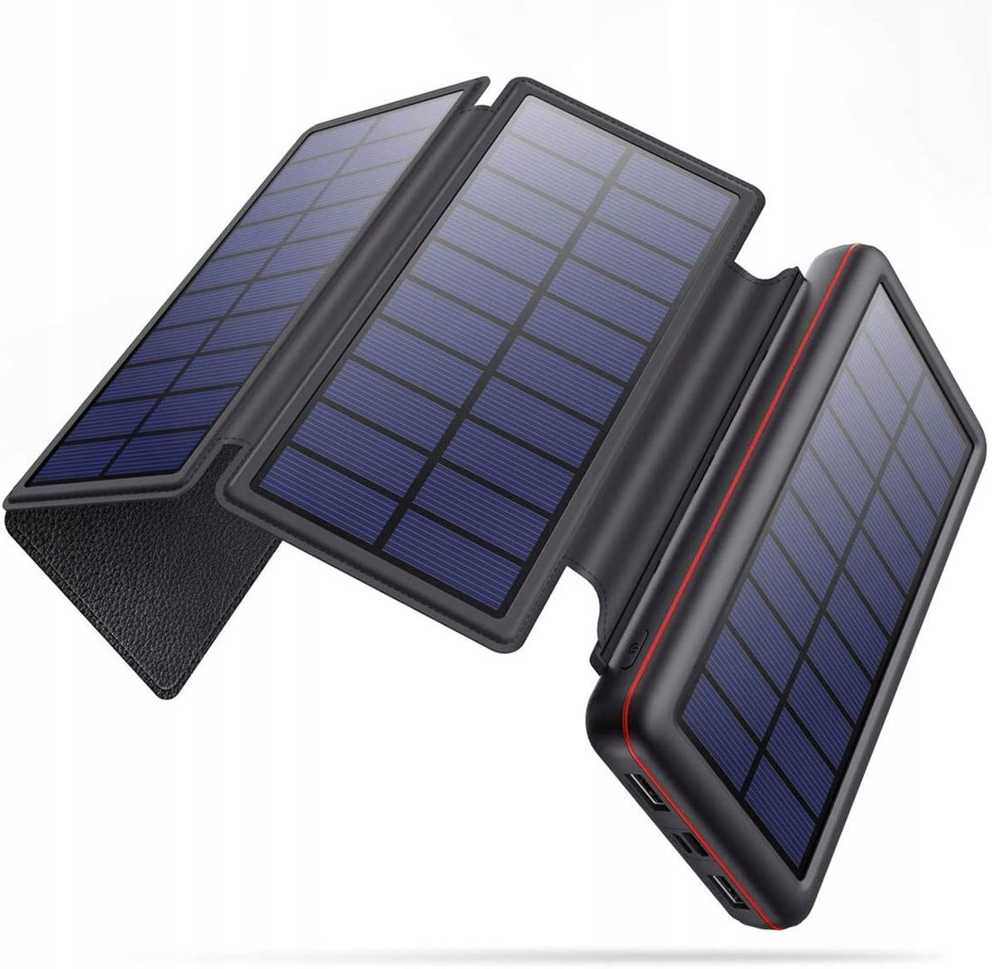 POWERBANK SOLARNY ŁADOWARKA PRZENOŚNA SOLARNA ERLI.pl