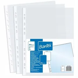 koszulki-a4-poszerzane-90mic-bantex-maxi-50-szt