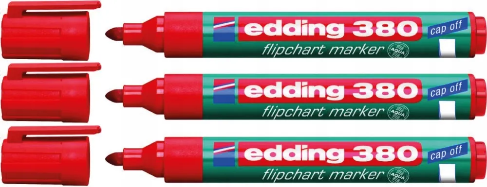 marker-do-tablic-flipchart-edding-380-czerwony-x3