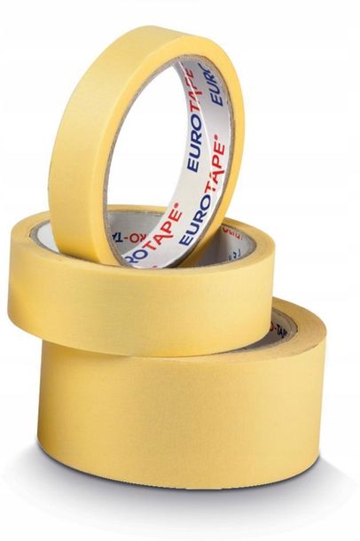 Taśma maskująca Dalpo Euro-Tape 19mmx33m żółty x 6