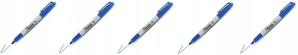 marker-permanentny-sharpie-fine-niebieski-x-5