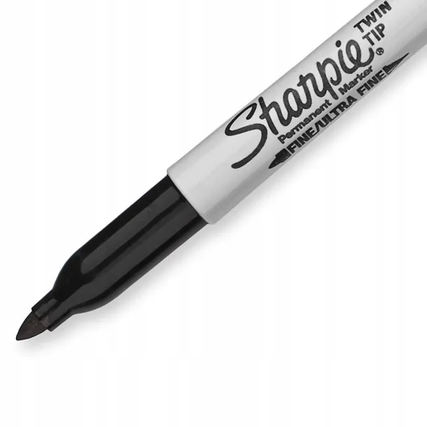 marker-permanentny-sharpie-dwustronny-czarny-twin-marka-sharpie