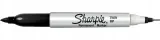marker-permanentny-sharpie-dwustronny-czarny-twin-stan-nowy-waga-z-opakowaniem-0-01-kg