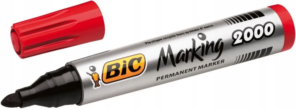marker-permanentny-bic-2000-czerwony-x4-stan-nowy