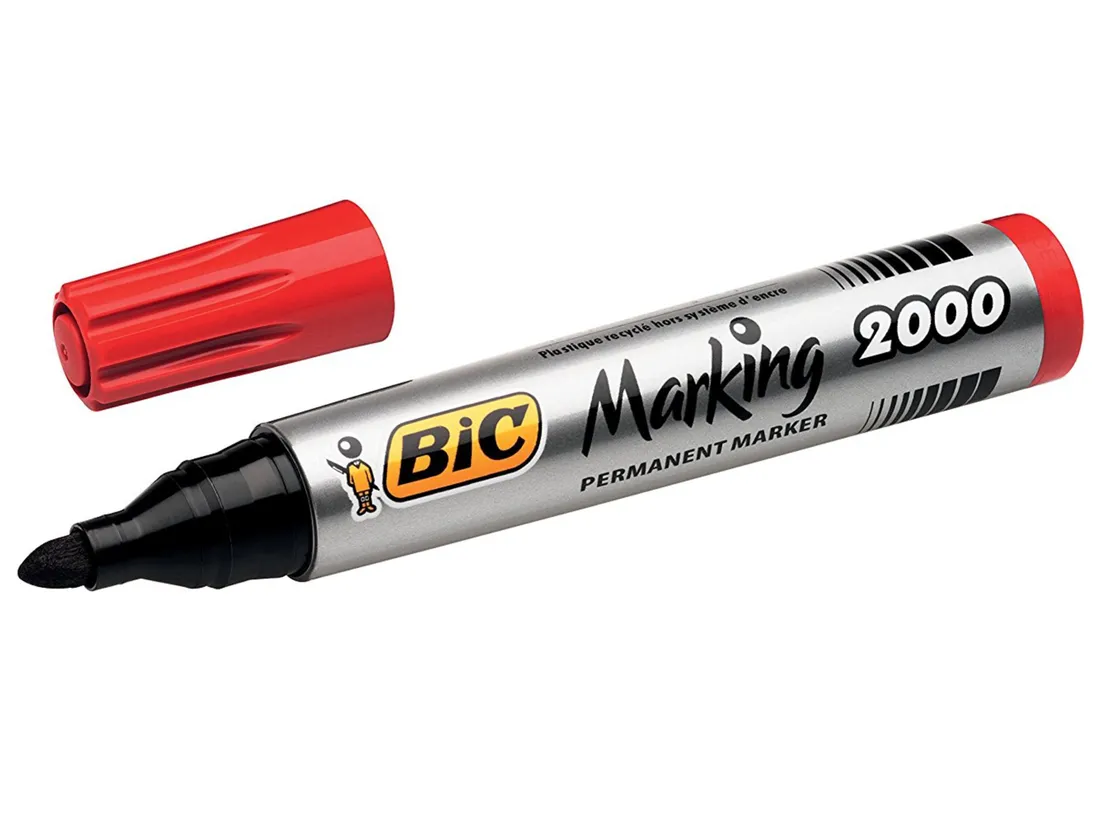 marker-permanentny-2000-bic-czerwony-stan-nowy