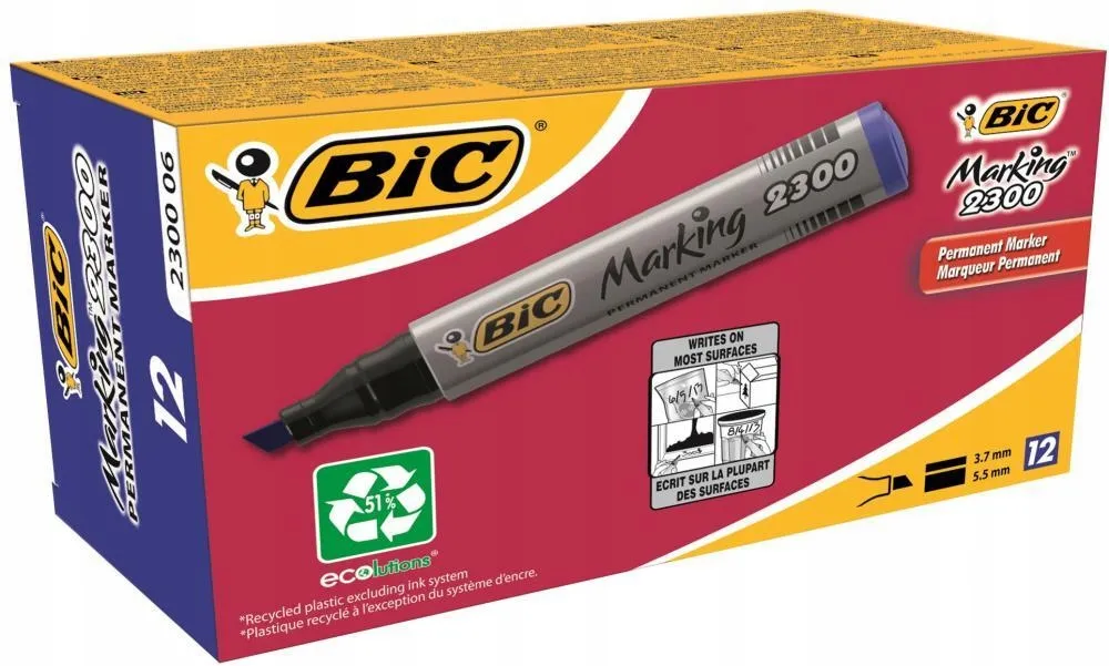 marker-permanentny-pisak-bic-sciety-niebieski-x-3