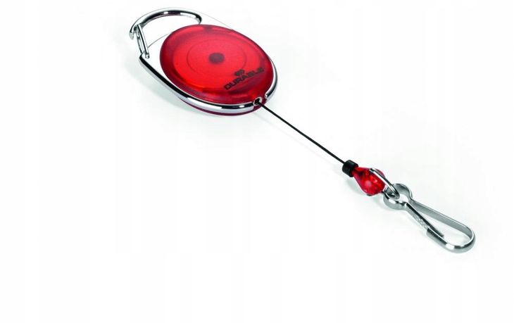Mechanizm ściągający Jojo karabińczyk 80cm czerwon