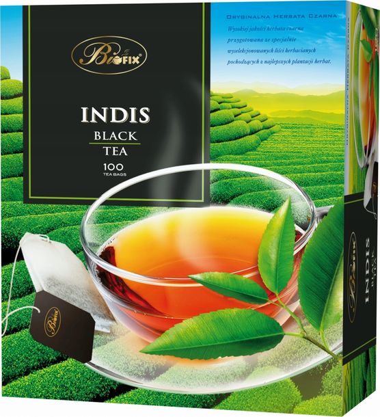 Herbata czarna w torebkach Bifix Indis 100szt