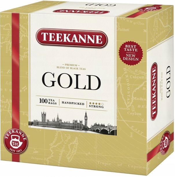 Herbata czarna w torebkach Teekanne Gold 100szt