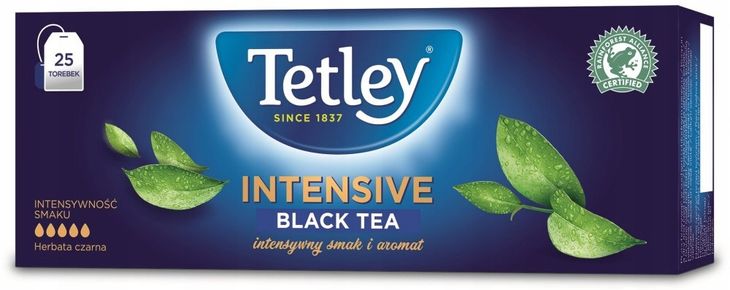 Herbata w torebkach Tetley Intensive Black 25szt