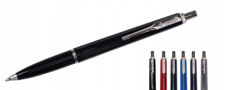 Długopis automatyczny Zenith 7 wkład niebieski