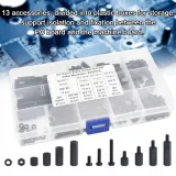 nylonowe-sruby-dystansowe-260szt-m3-stan-nowy-kod-producenta-m3-nylon-black-screw-nut-set