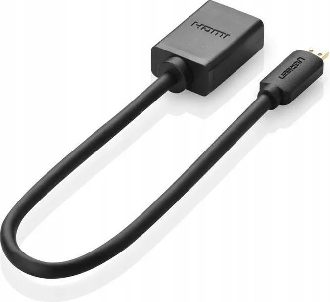 adapter-ugreen-micro-hdmi-do-hdmi-20cm-czarny-stan-nowy