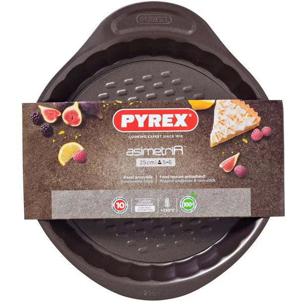 forma-do-tarty-blacha-pyrex-wyjmowane-dno-25-cm-marka-pyrex-stan-nowy