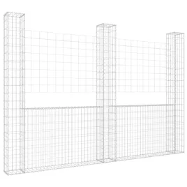 ogrodzenie-gabionowe-z-3-slupkami-zelazo-260x20x200-cm