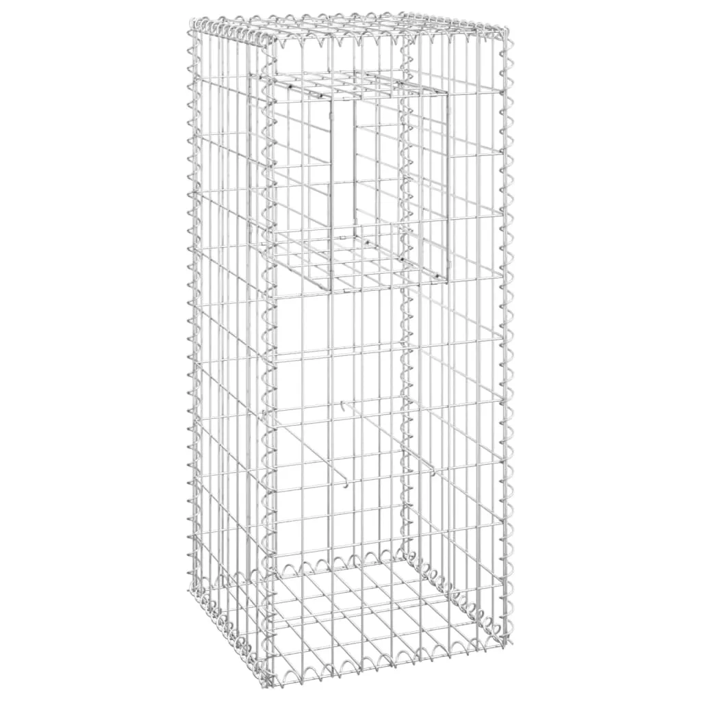 slupki-gabionowe-2-szt-40x40x100-cm-zelazo-stan-nowy