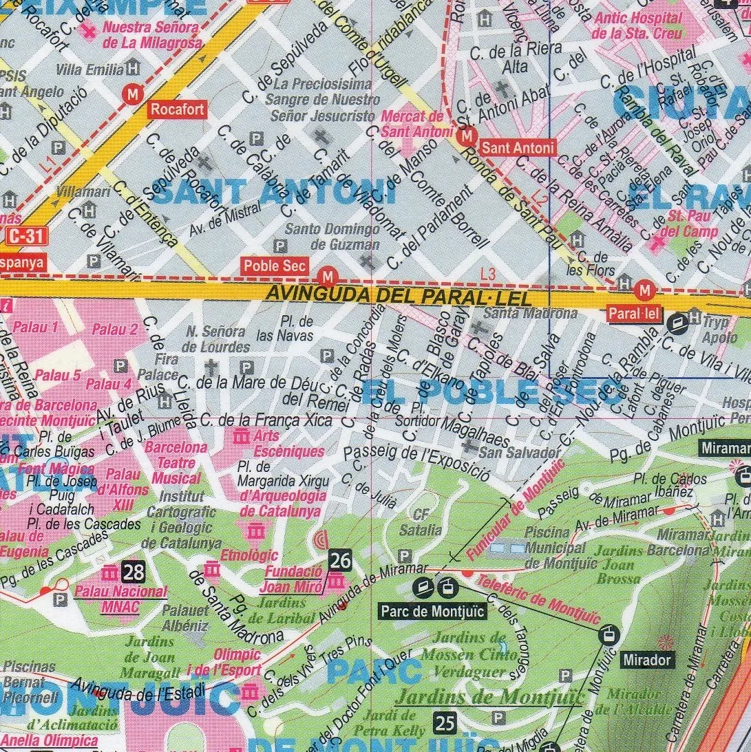barcelona-mapa-wodoodporna-expessmap-2022