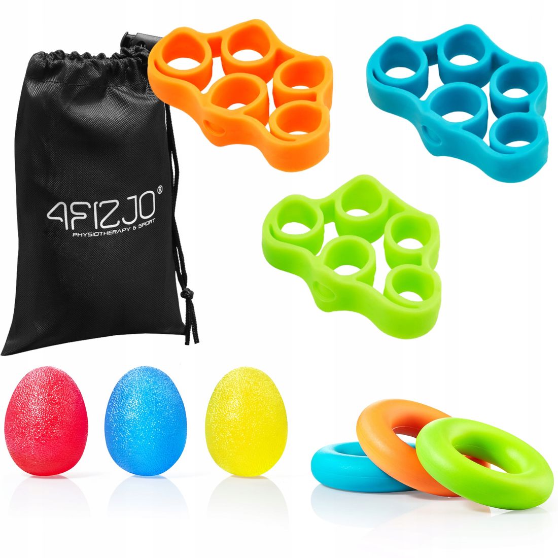 zestaw-9-gum-do-cwiczen-reki-palcow-nadgarstka