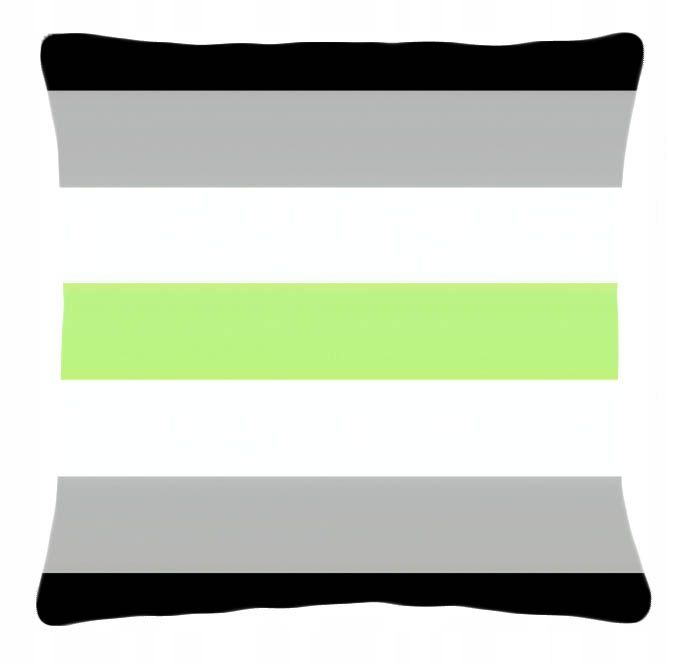 Poduszka LGBT LGBT+ flaga osób Agender - ERLI.pl